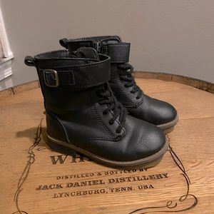 Carter’s Black Moto/Combat Boots
